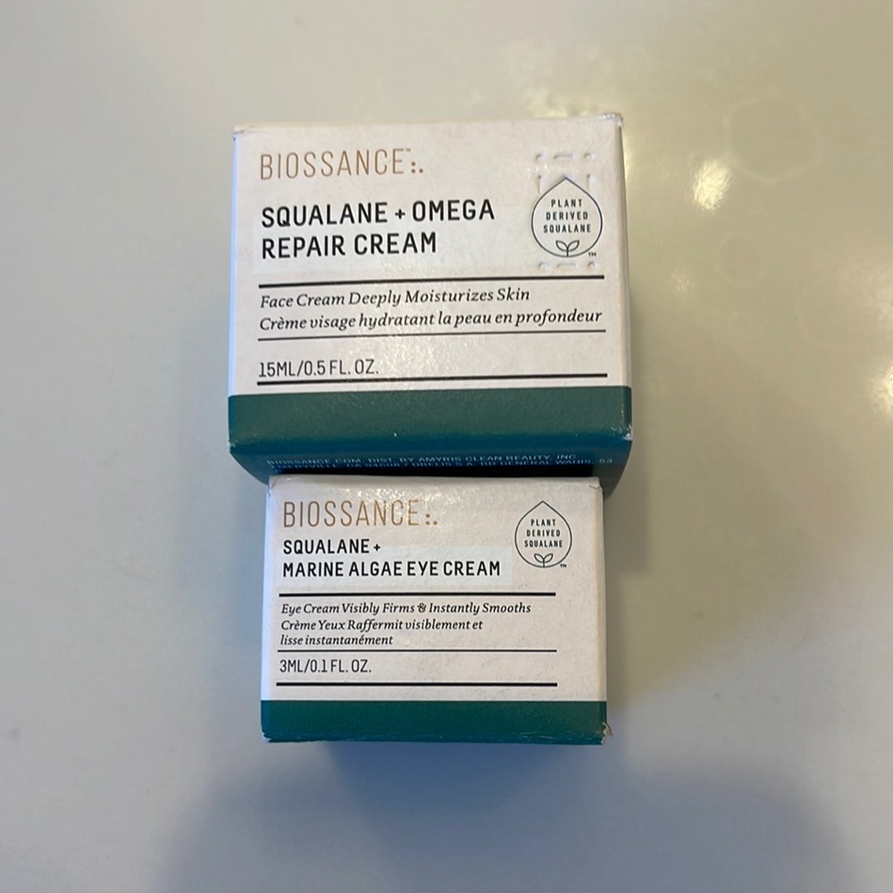Biossance Squalane Repair + Eye Cream Travel Size $40